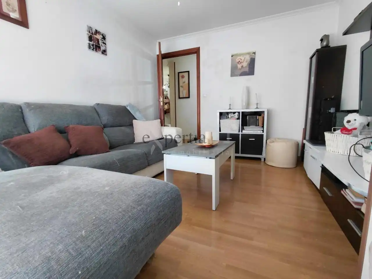 Sala de estar de Piso en venta en Boiro con Calefacción y Amueblado