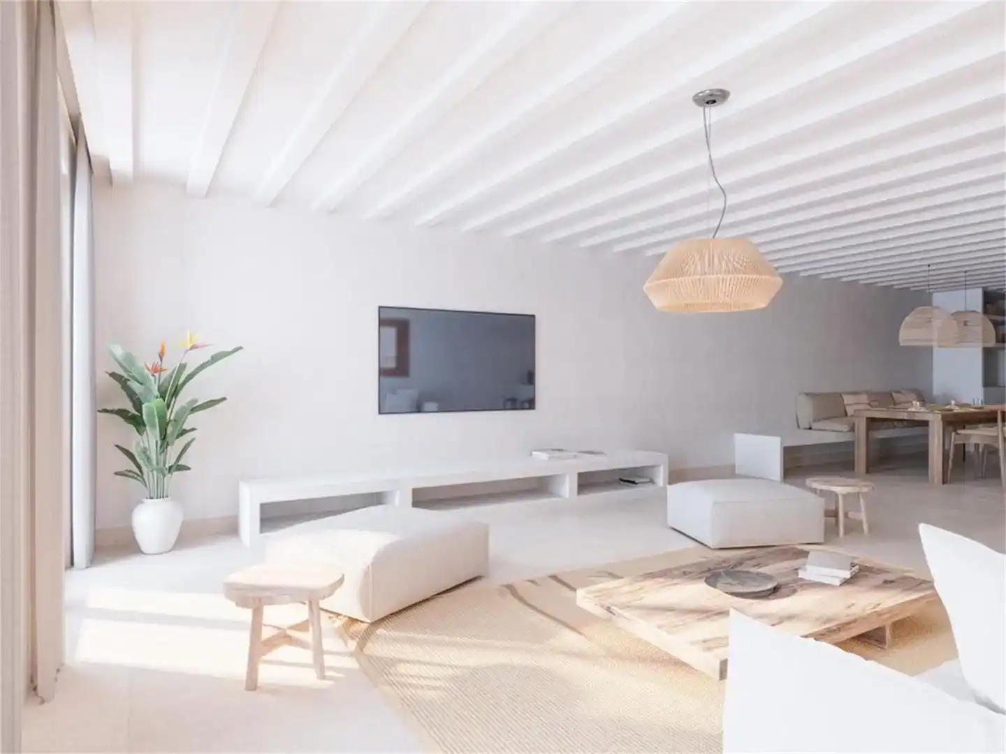 Sala de estar de Casa adosada en venta en Maó - Mahón con Aire acondicionado