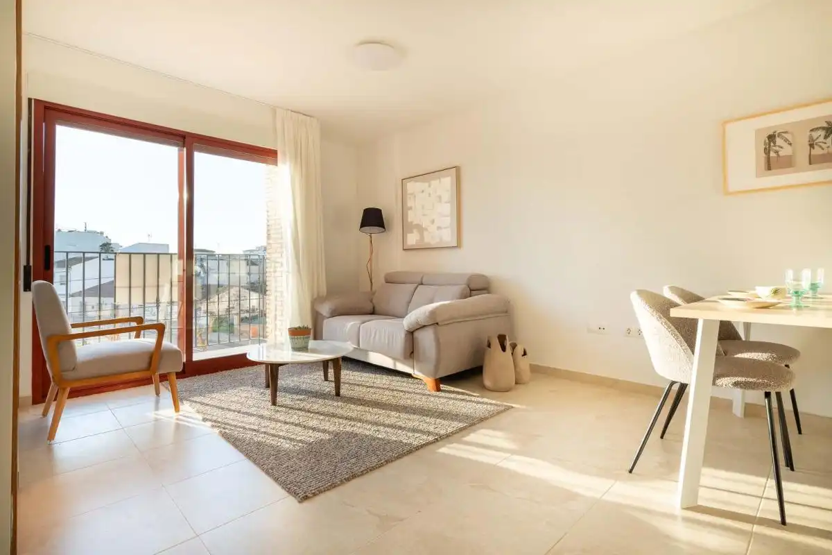 Sala de estar de Apartamento en venta en Murcia