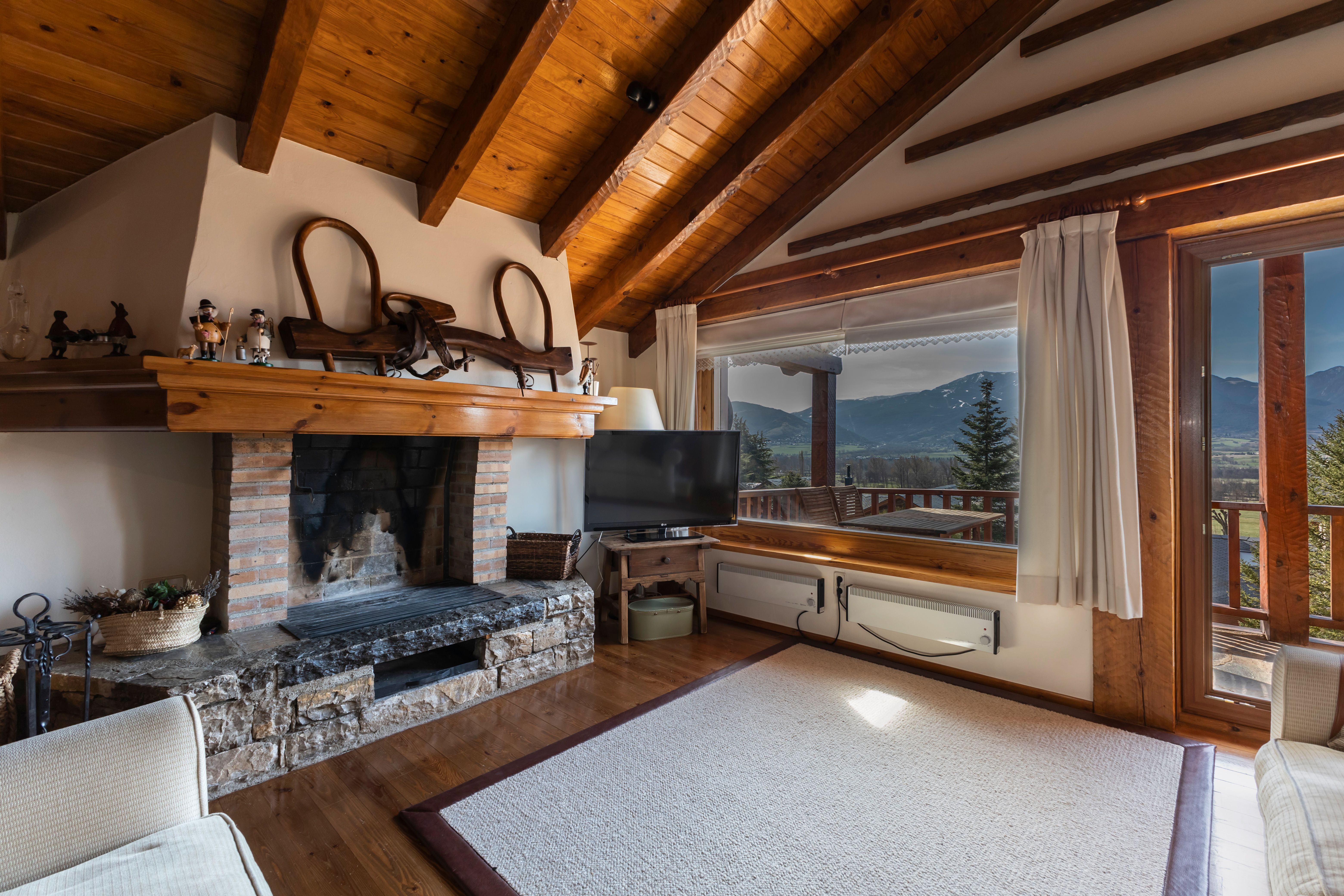 Sala de estar de Apartamento de alquiler en Bolvir con Calefacción, Parquet y Terraza