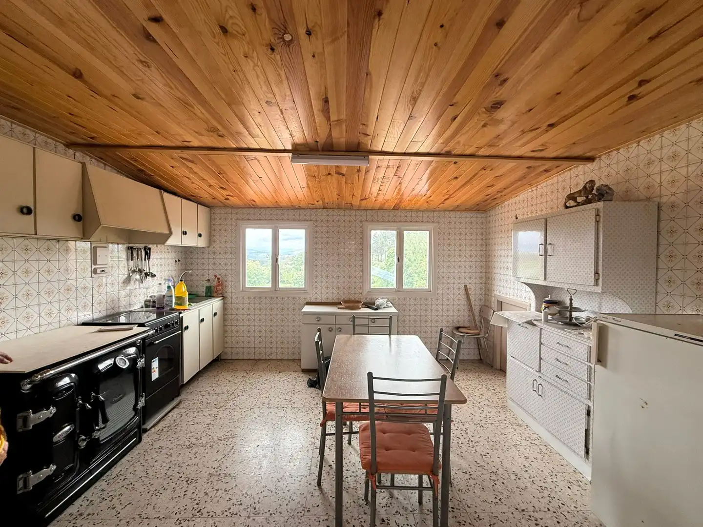 Cocina de Casa adosada en venta en Ferrol con Calefacción, Jardín privado y Parquet