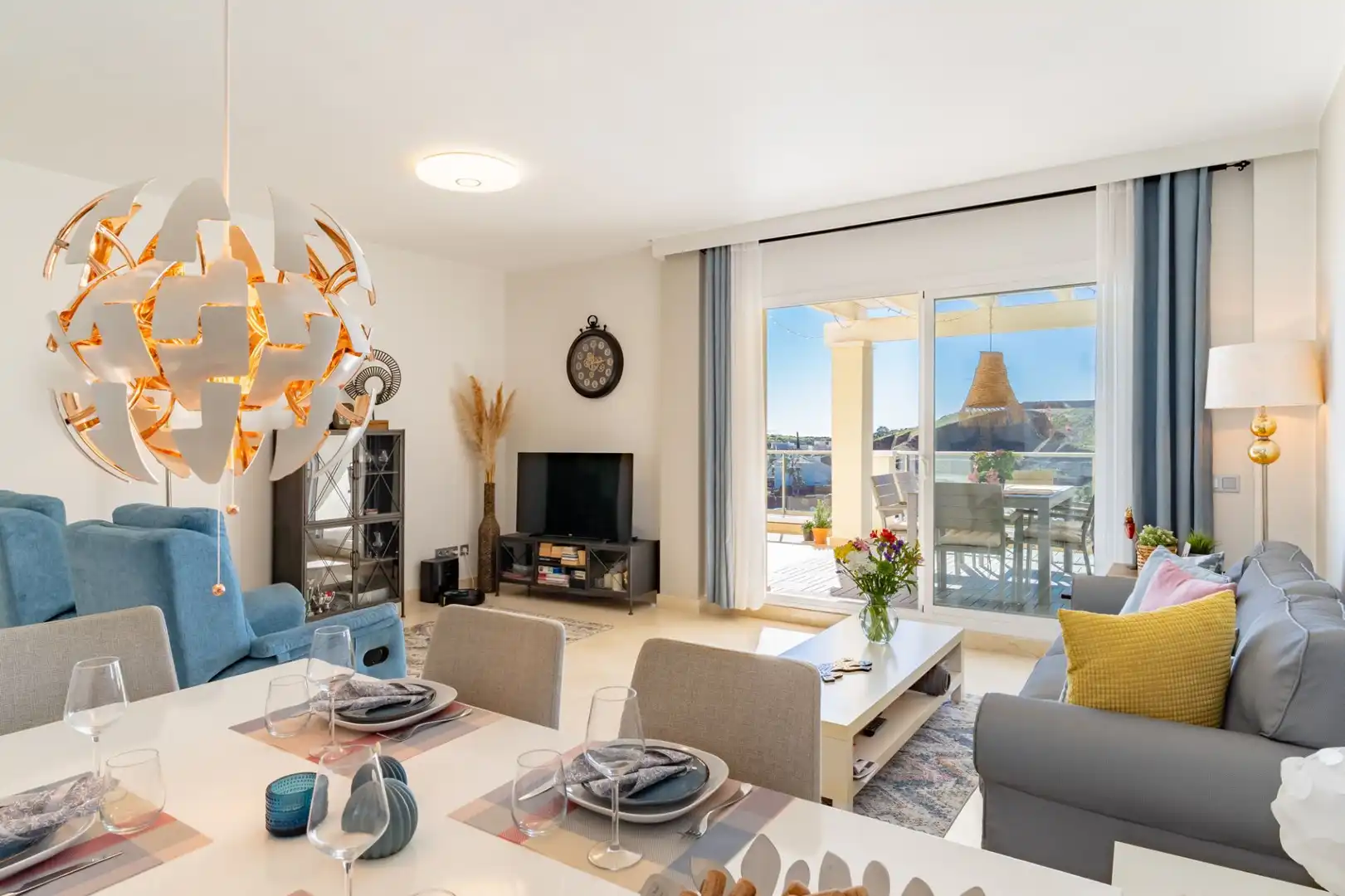 Living room of Attic for sale in Mijas  with Air Conditioner, Heating and Terrace