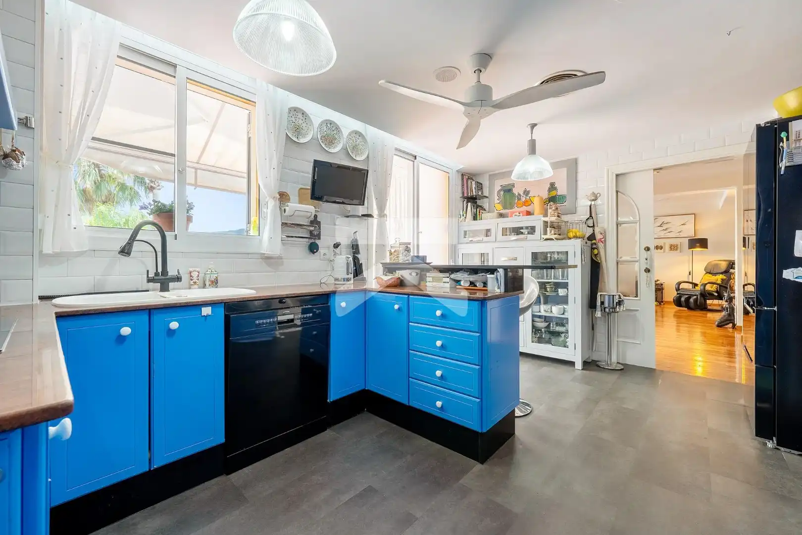 Cocina de Casa o chalet en venta en Amposta con Aire acondicionado, Calefacción y Parquet