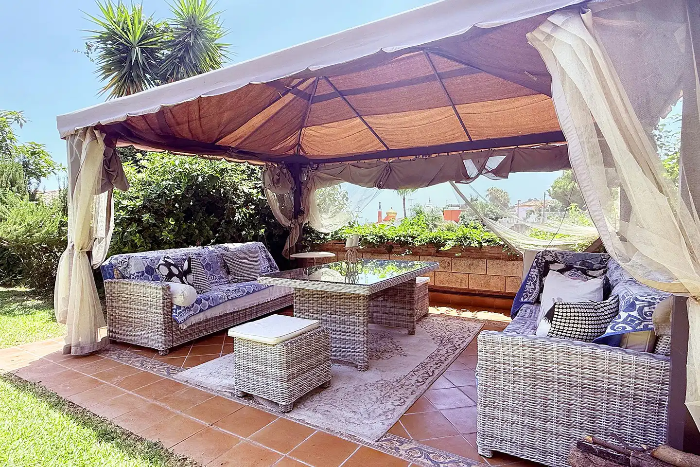 Terrassa de Casa o xalet en venda en Benalmádena amb Aire condicionat, Jardí privat i Terrassa