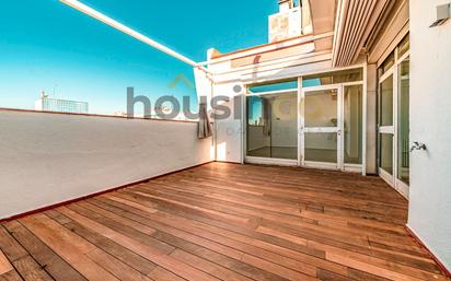 Terrace of Attic to rent in  Madrid Capital  with Air Conditioner, Heating and Parquet flooring