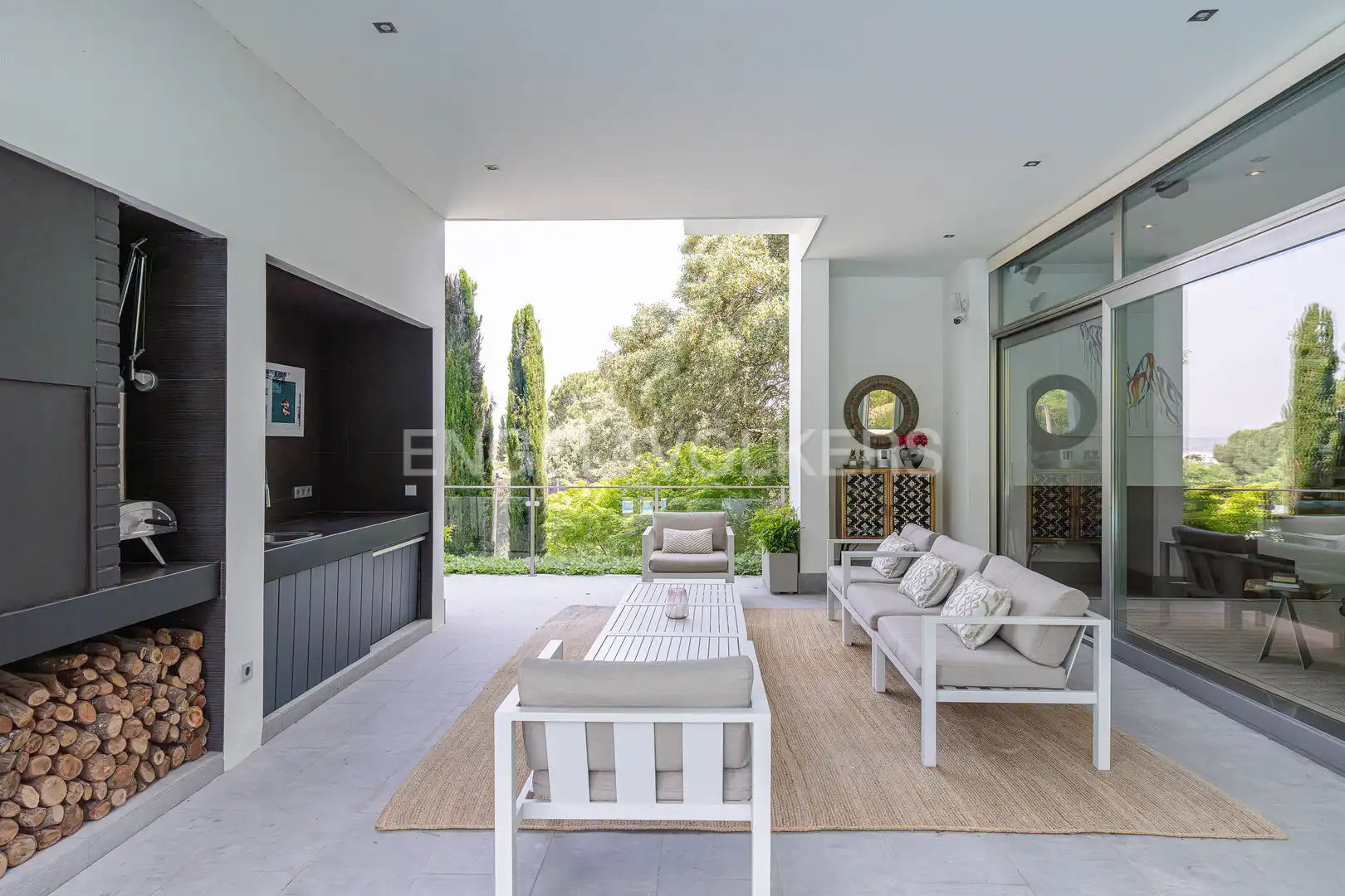 Terraza de Casa o chalet en venta en Boadilla del Monte con Aire acondicionado, Calefacción y Jardín privado