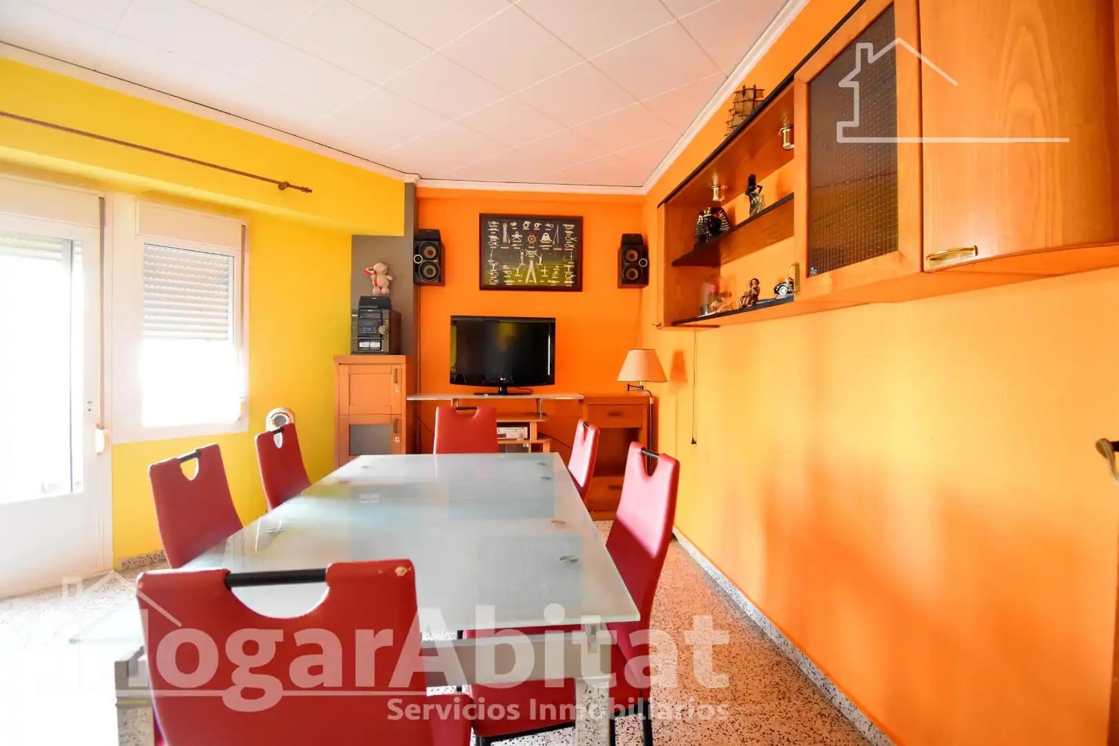 Sala de estar de Piso en venta en Gandia con Terraza, Trastero y Amueblado