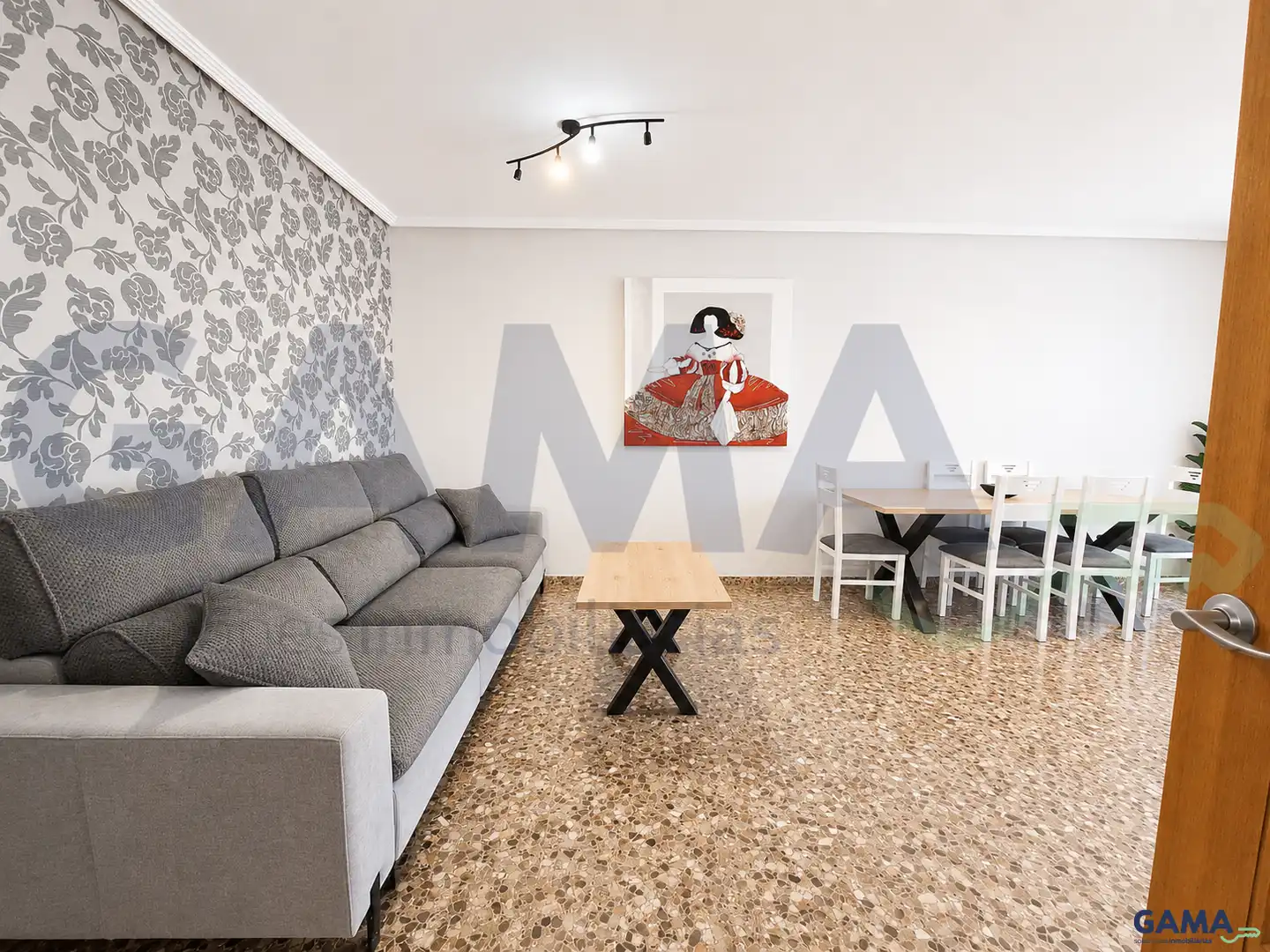 Sala de estar de Piso en venta en Alzira con Aire acondicionado
