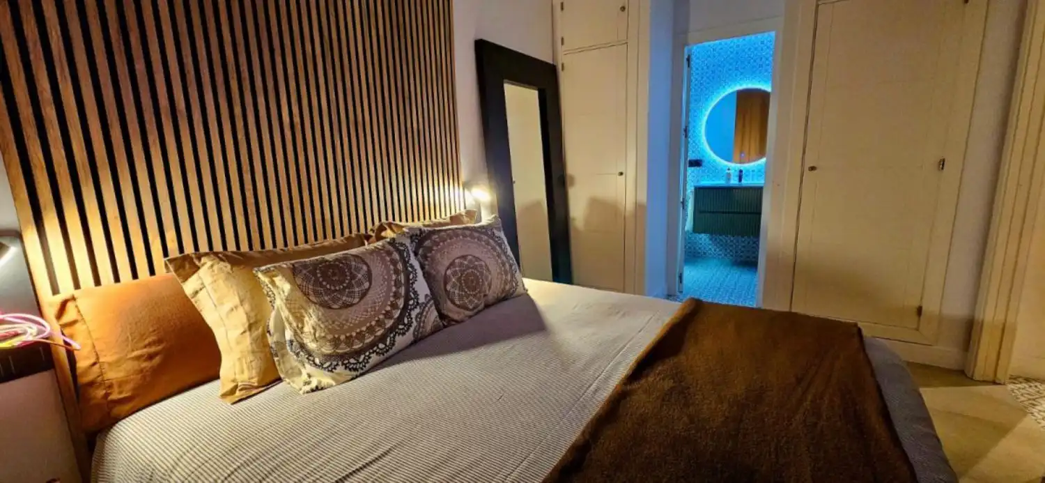 Bedroom of Flat for rent in Málaga  with Heating and Furnished