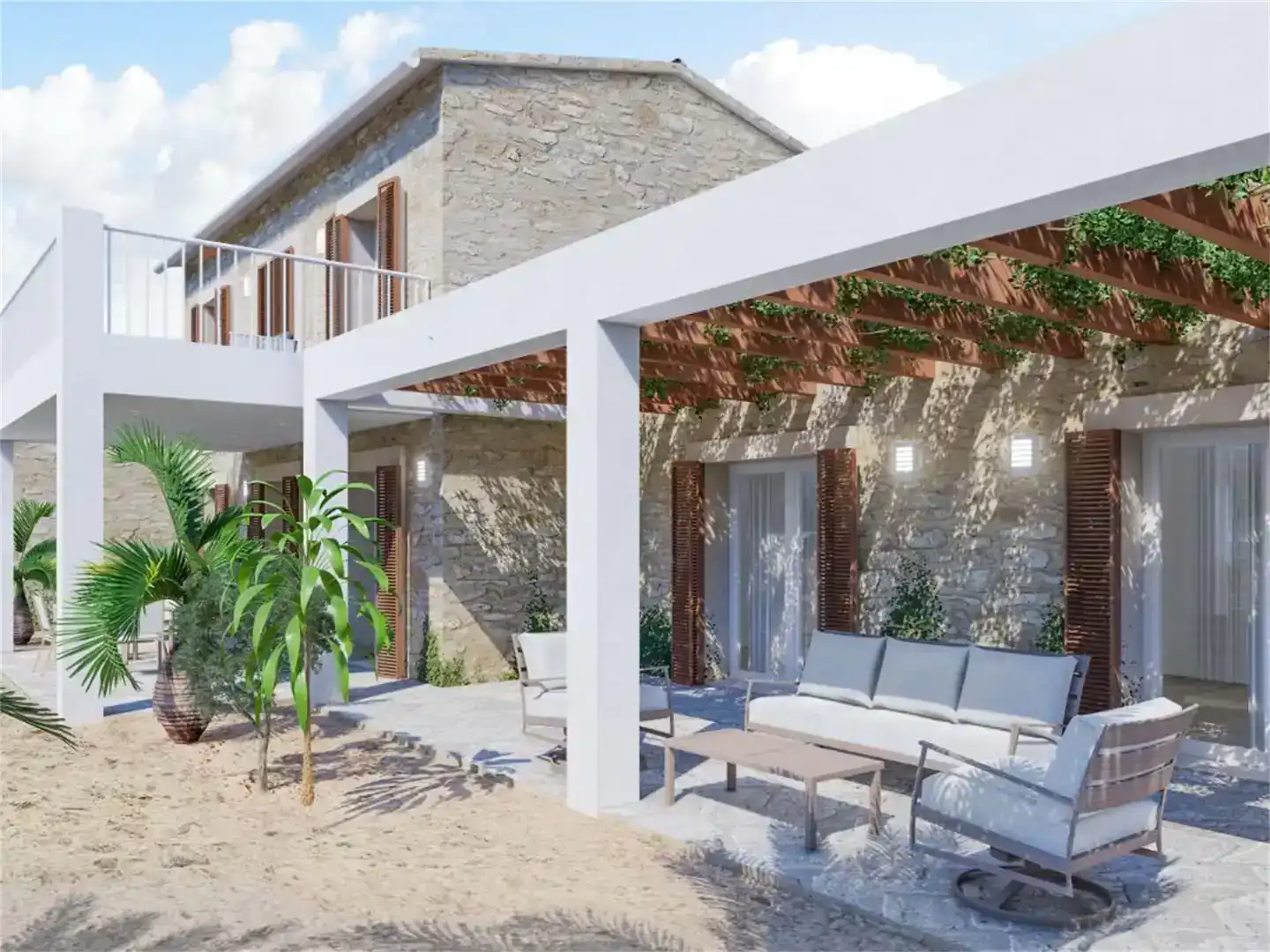 Terrassa de Finca rústica en venda en Ses Salines