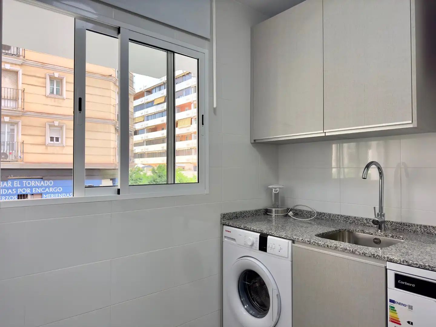 Terraza de Apartamento en venta en Málaga con Aire acondicionado, Parquet y Amueblado