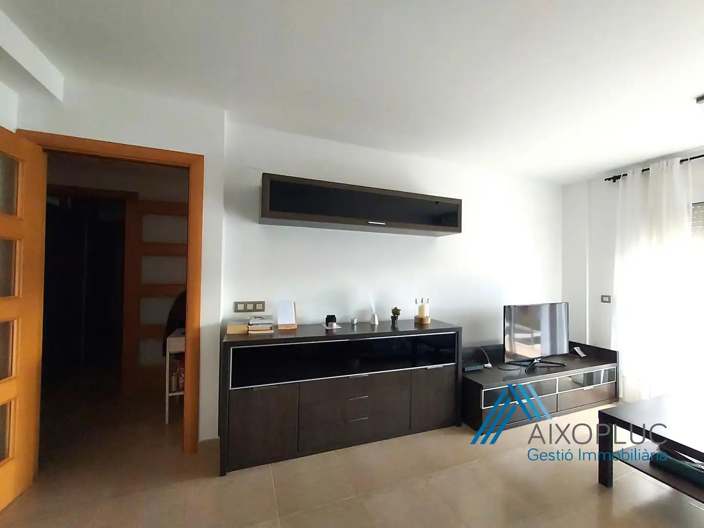 Sala de estar de Piso en venta en Sant Martí Sarroca con Calefacción