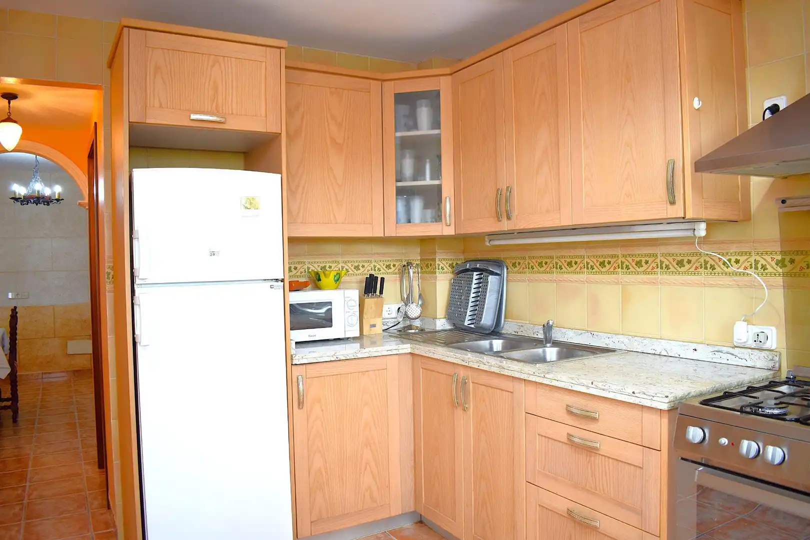 Küche von Country house zur Miete in Sa Pobla mit Privatgarten, Terrasse und Möbliert