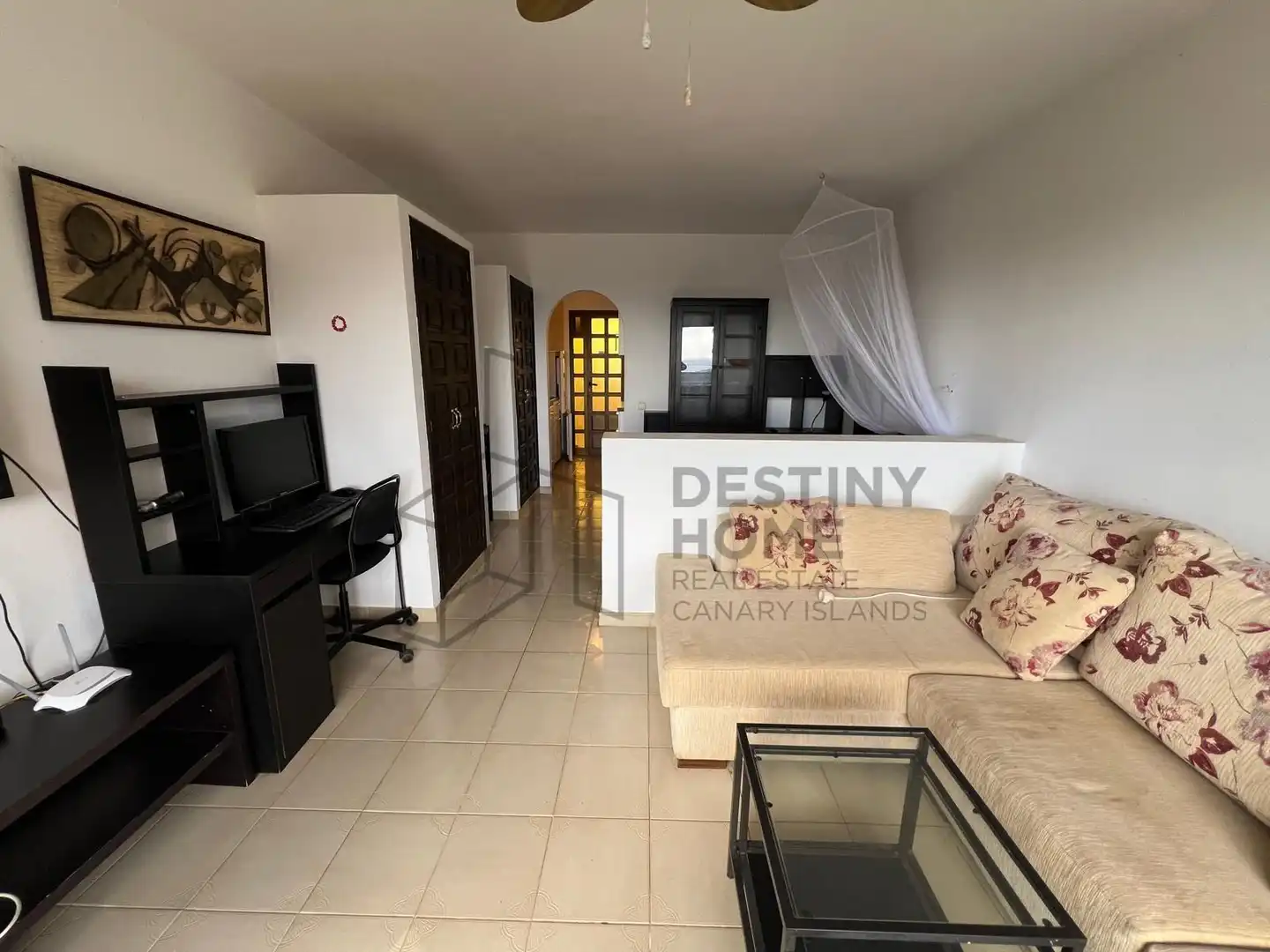 Wohnzimmer von Wohnungen zum Verkauf in Tuineje mit Terrasse, Möbliert und Gemeinschaftspool