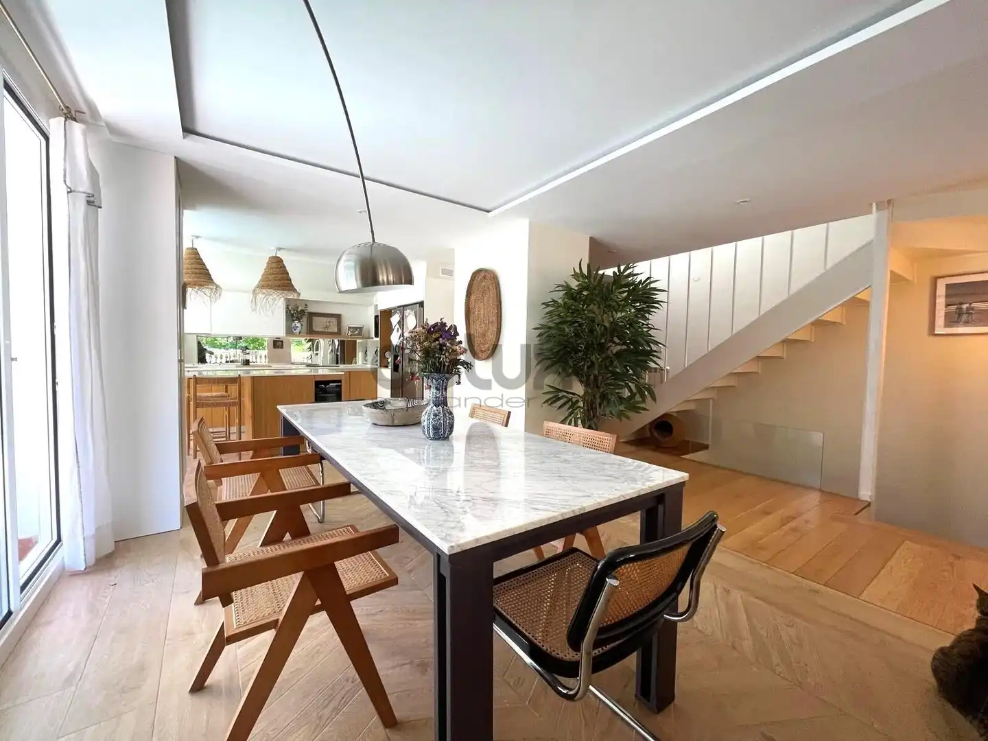 Comedor de Casa o chalet de alquiler en Santander con Calefacción, Jardín privado y Piscina