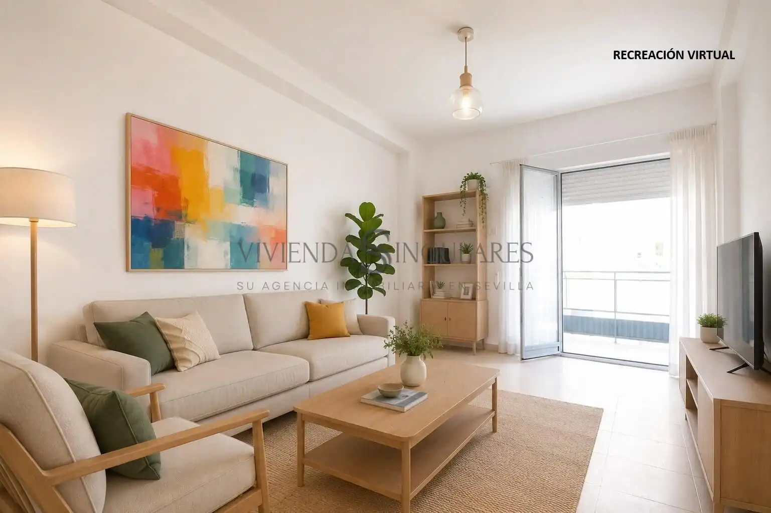 Living room of Flat for sale in Sevilla  with Terrace
