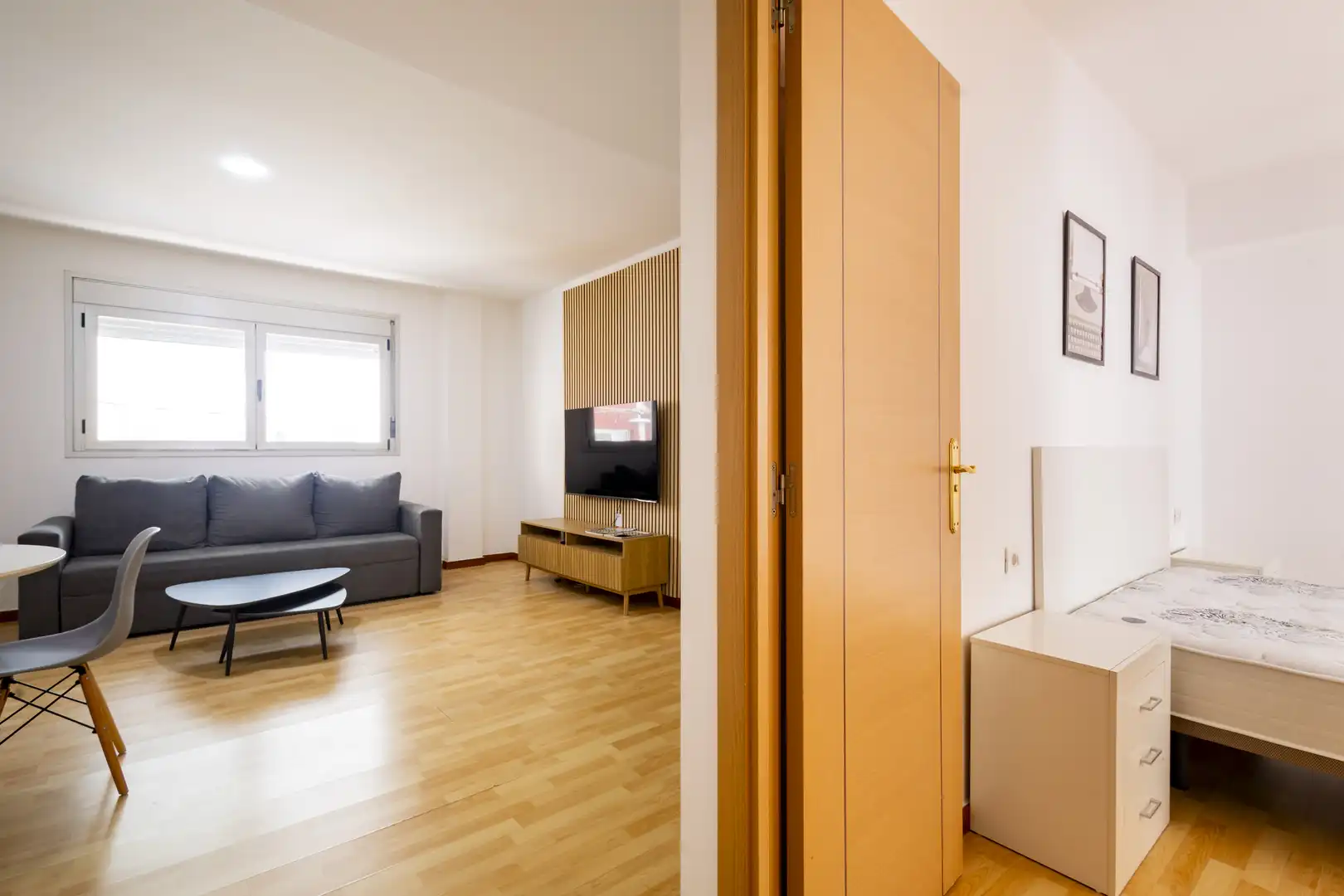 Sala de estar de Piso de alquiler en Santa Cruz de Tenerife con Terraza y Amueblado