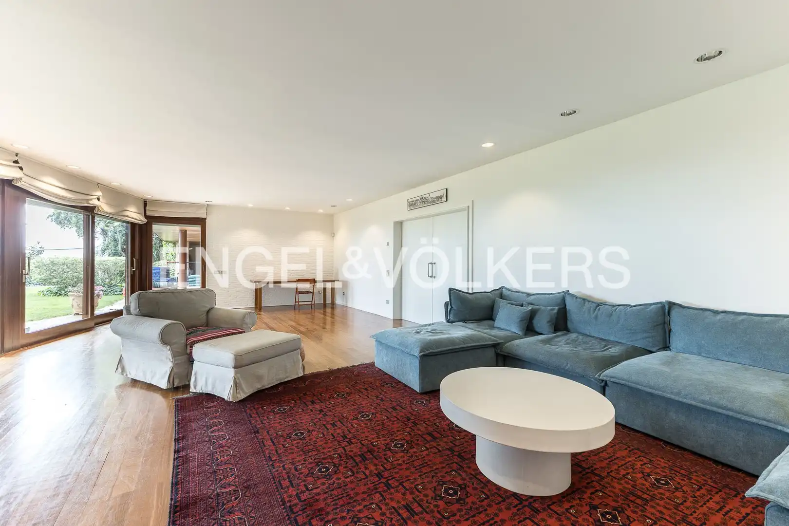 Sala de estar de Casa o chalet en venta en Barcelona con Aire acondicionado, Calefacción y Jardín privado