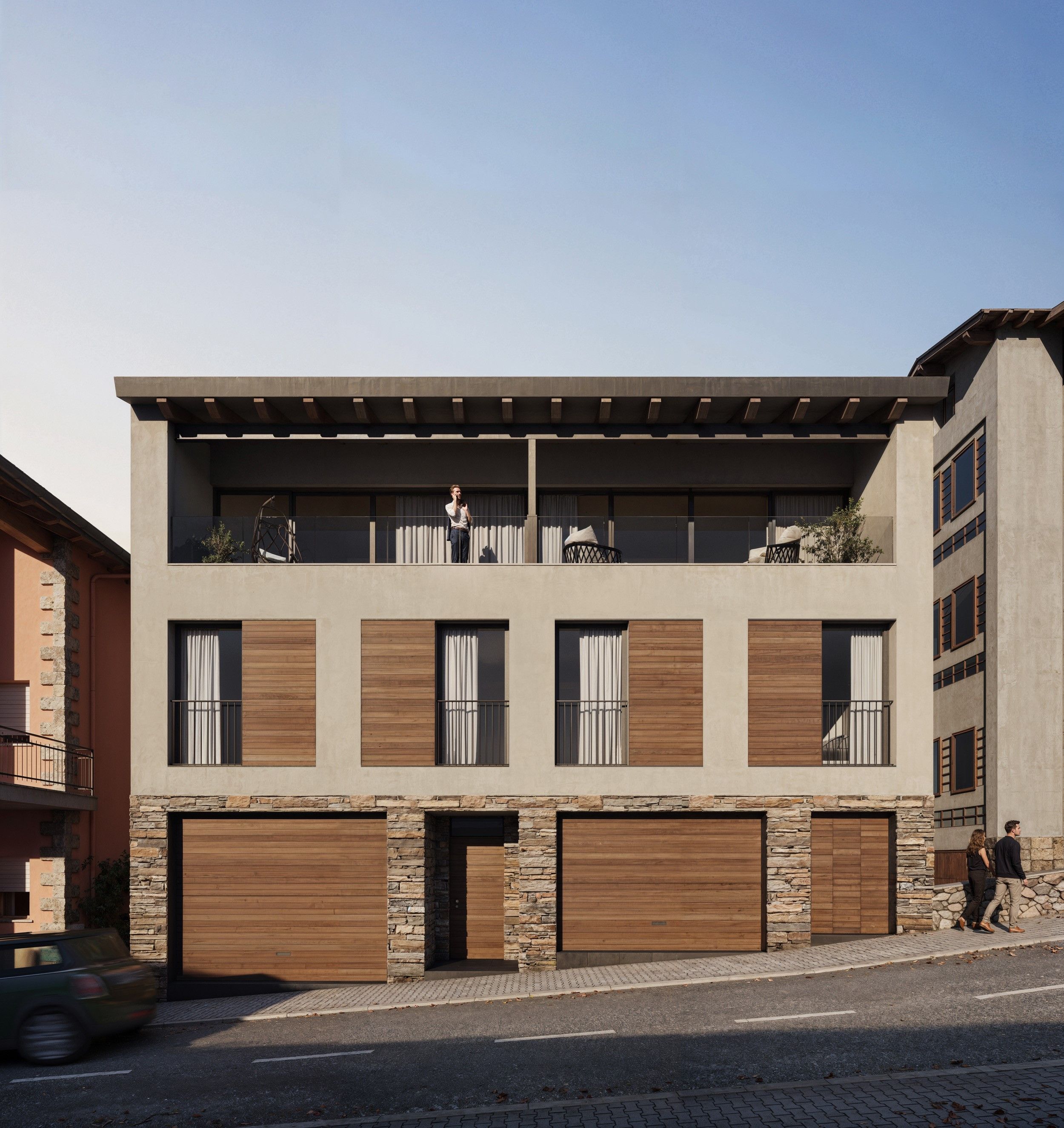 Vista exterior de Casa adosada en venta en Alp con Calefacción, Jardín privado y Parquet