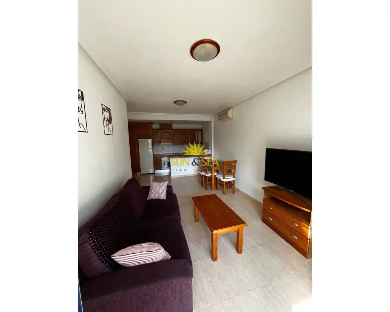 Living room of Apartments for rent in Orihuela  with Air Conditioner, Heating and Private garden