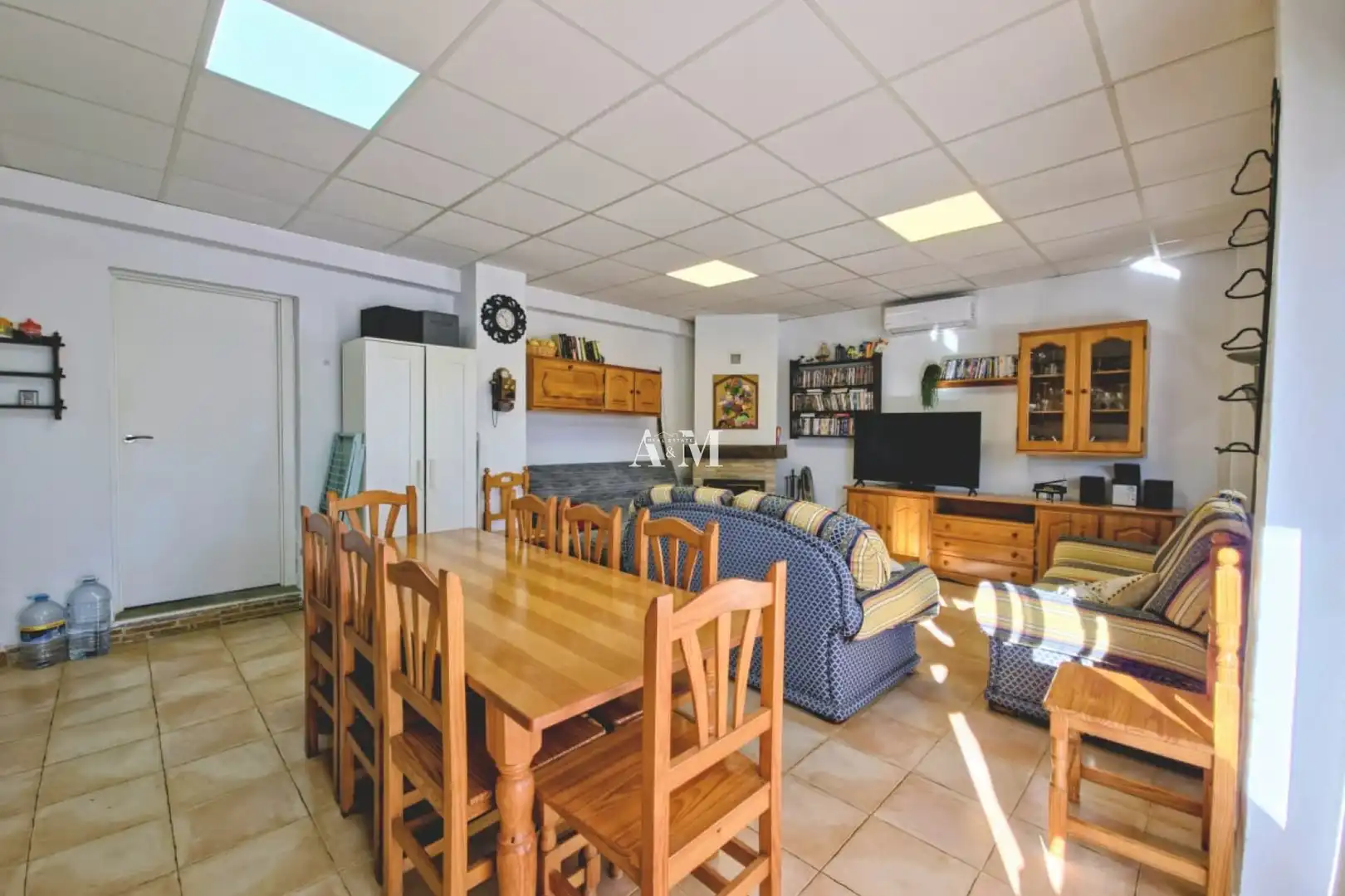 Menjador de Casa o xalet de lloguer en Pilar de la Horadada amb Aire condicionat, Calefacció i Jardí privat