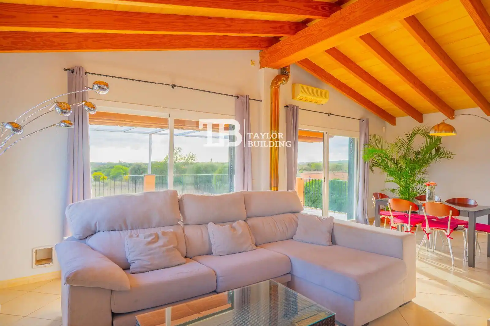 Sala de estar de Casa o chalet en venta en Campos con Aire acondicionado, Calefacción y Jardín privado