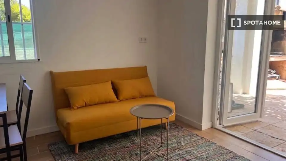 Sala de estar de Piso de alquiler en Oliva Playa