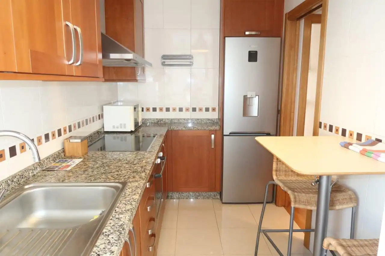 Kitchen of Flat for rent in A Coruña Capital   with Heating and Furnished