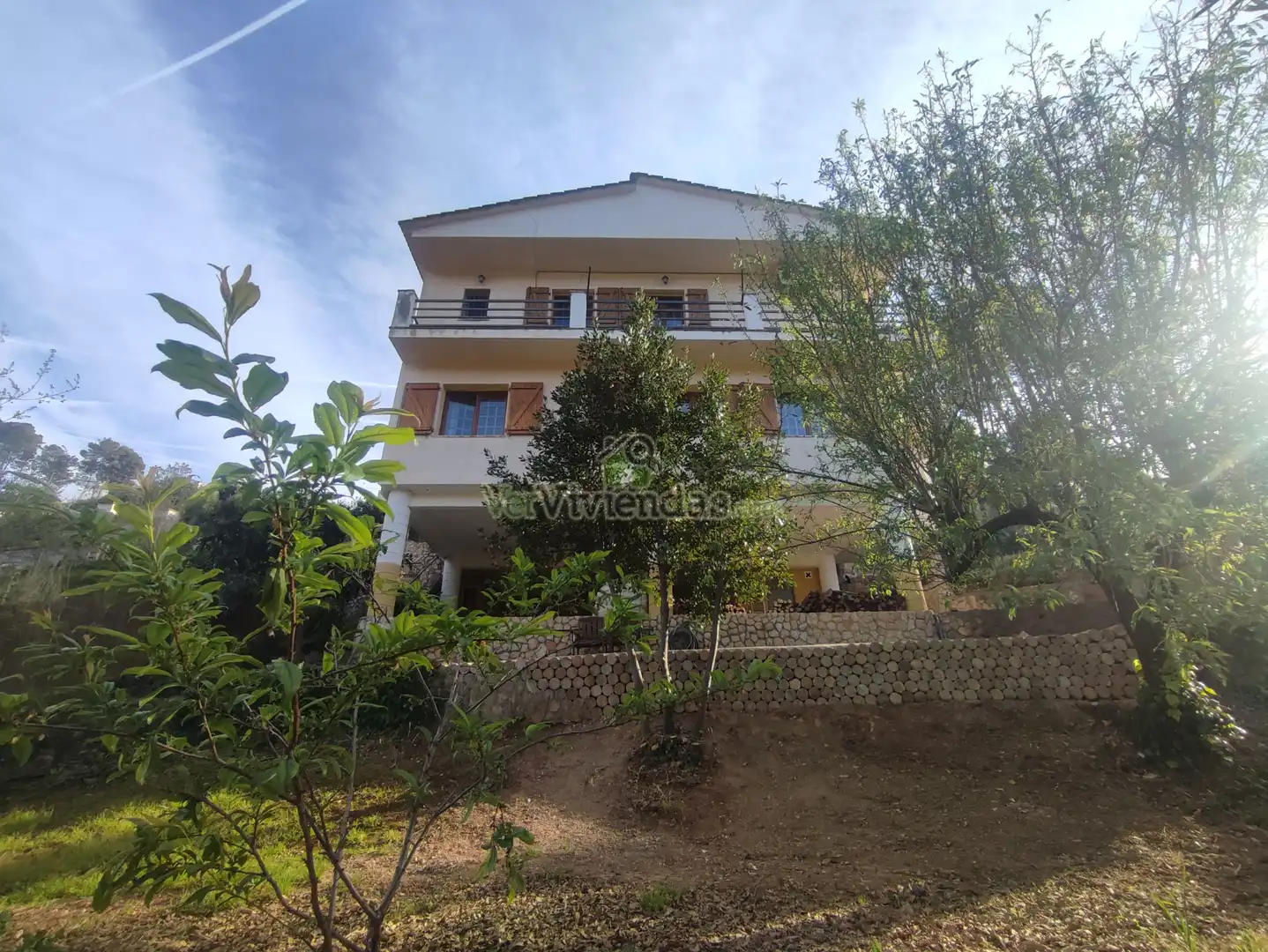 Vista exterior de Casa o chalet en venta en Vallirana con Aire acondicionado, Calefacción y Jardín privado