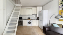 Kitchen of Flat for sale in  Madrid Capital  with Air Conditioner, Terrace and Balcony