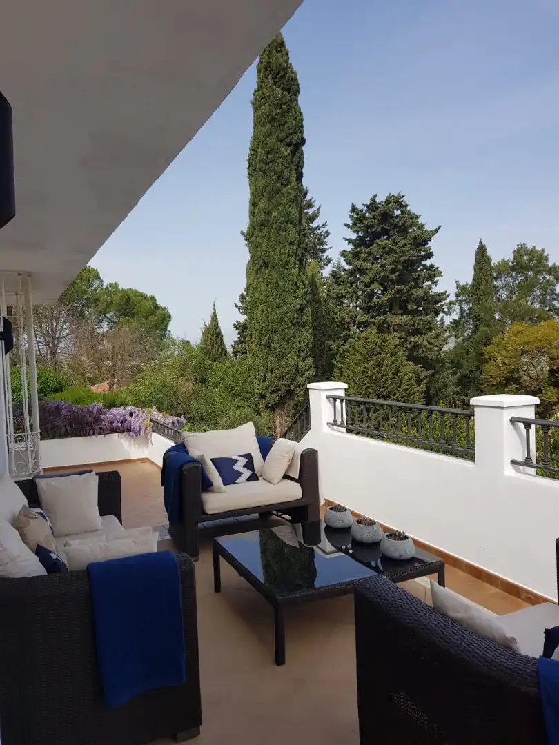 Terrassa de Casa o xalet en venda en Alhaurín de la Torre amb Aire condicionat, Jardí privat i Terrassa