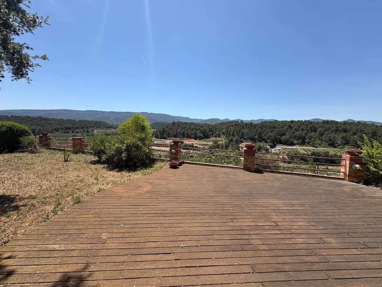 Terrassa de Casa o xalet en venda en Vimbodí i Poblet amb Aire condicionat, Calefacció i Jardí privat