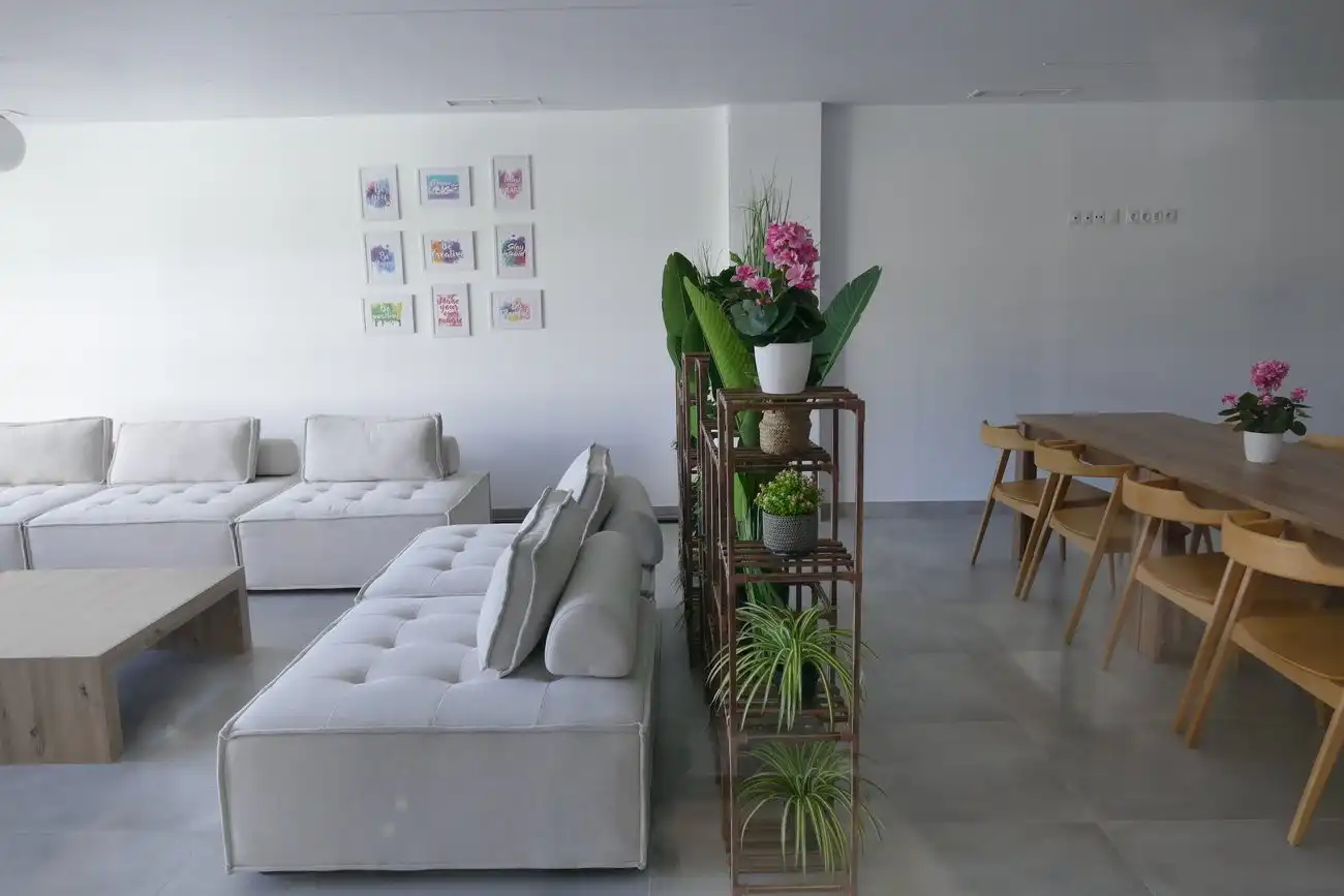 Sala d'estar de Apartament en venda en Orihuela amb Calefacció, Piscina i Moblat