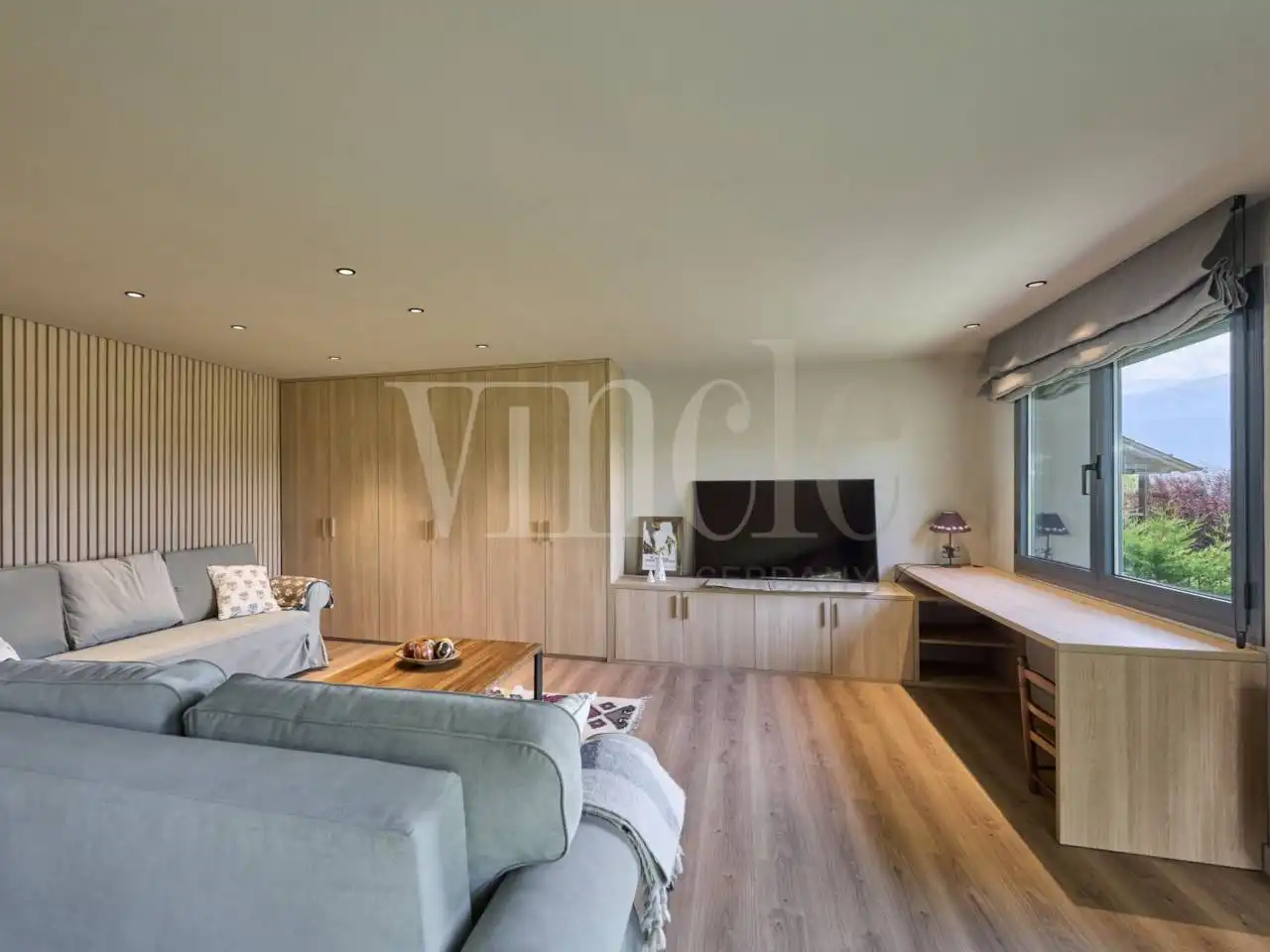 Sala d'estar de Casa o xalet en venda en Ger amb Calefacció, Jardí privat i Parquet