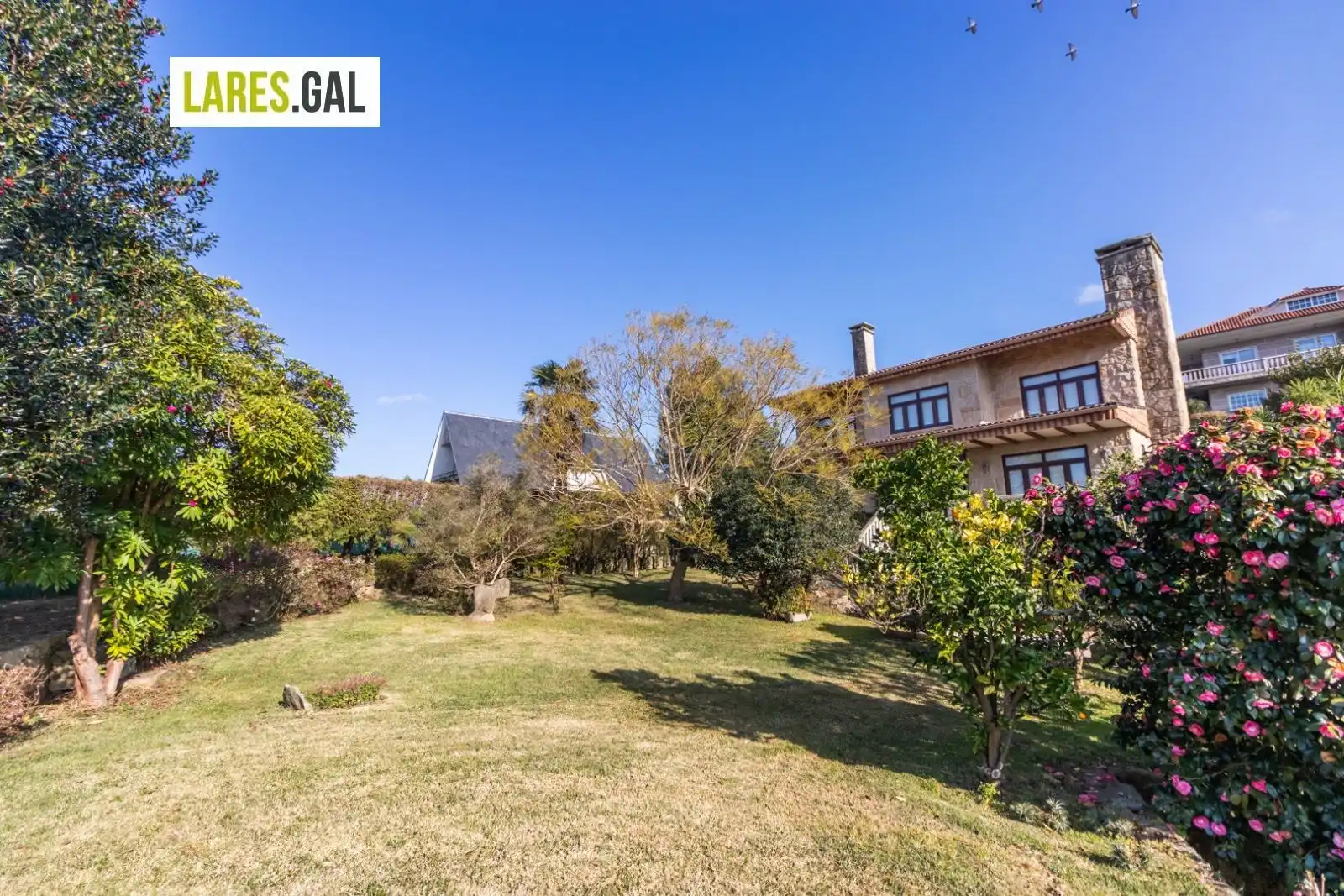 Jardí de Casa o xalet de lloguer en Moaña amb Calefacció, Terrassa i Moblat
