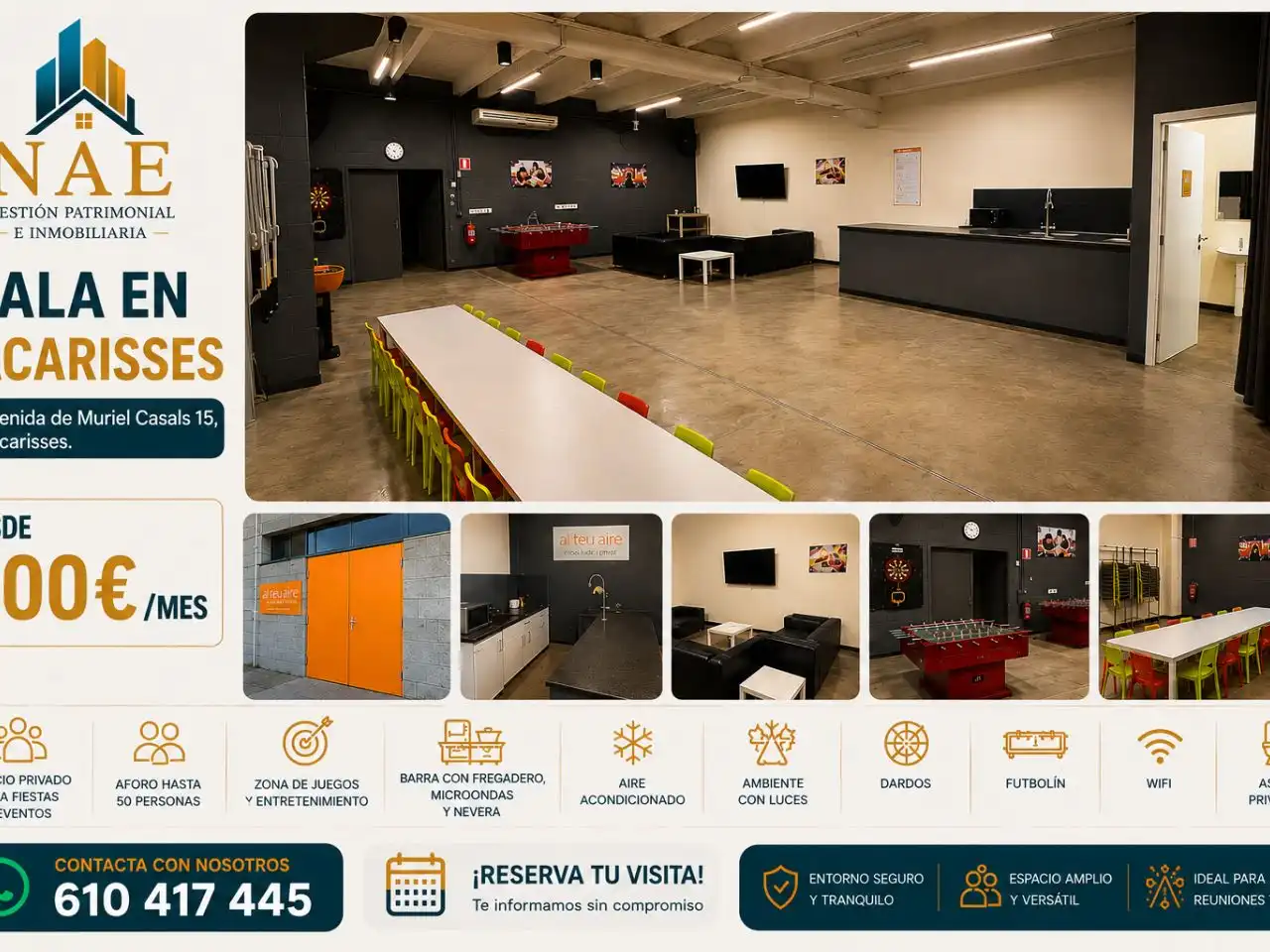 Local de alquiler en Barcelona con Aire acondicionado, Calefacción y Parquet