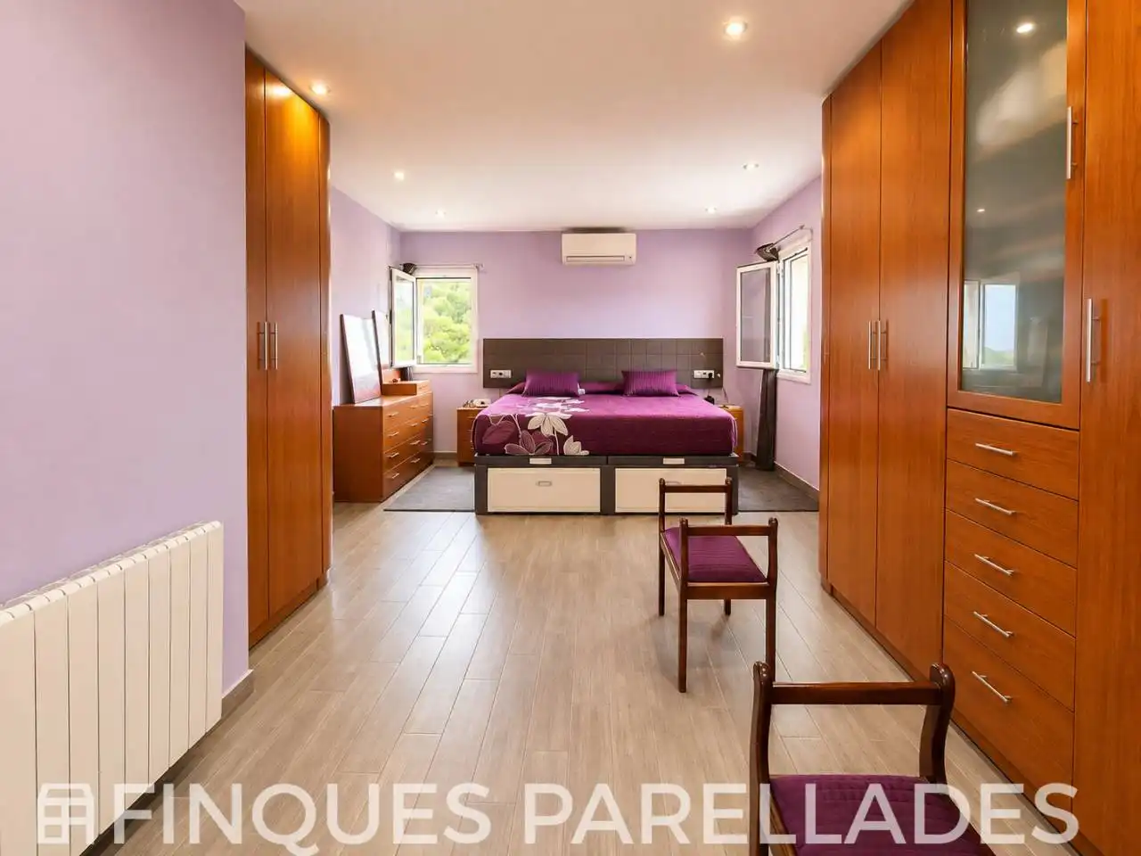 Bedroom of Houses for sale in Canyelles  with Air Conditioner, Heating and Private garden