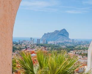 Exterior view of Single-family semi-detached for sale in Calpe / Calp  with Air Conditioner and Terrace