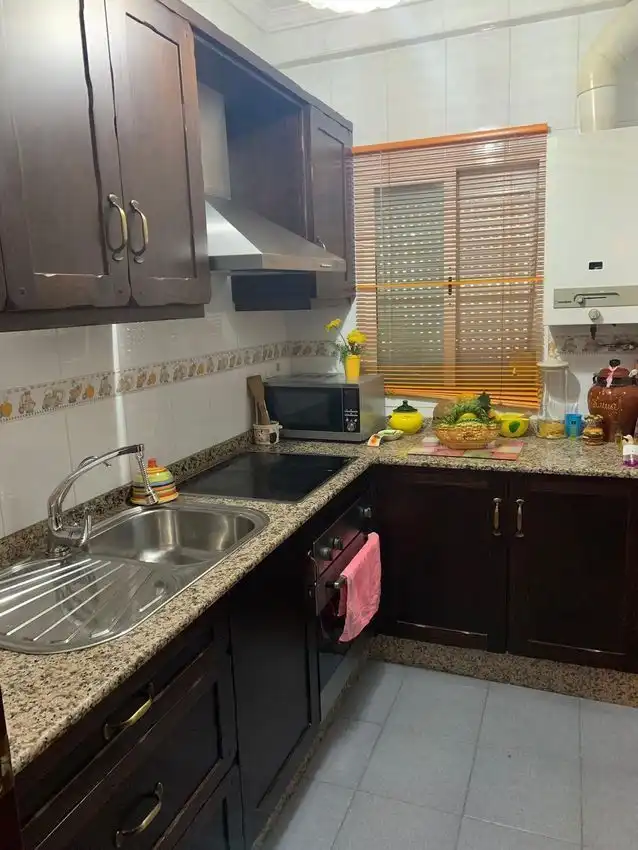 Cuina de Casa adosada en venda en Arcos de la Frontera amb Aire condicionat