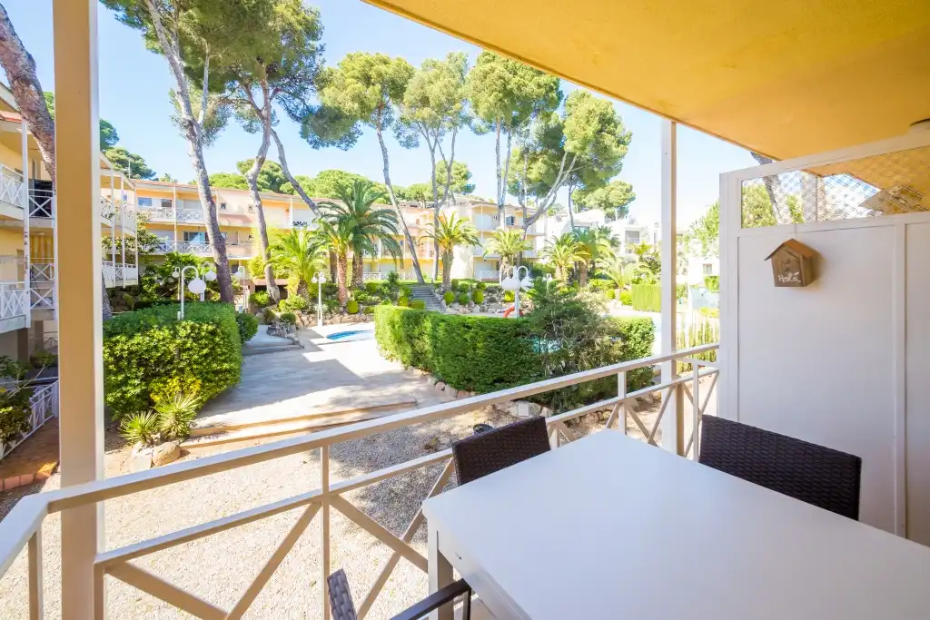 Terrassa de Apartament en venda en Castell d'Aro, Platja d'Aro i s'Agaró amb Calefacció, Terrassa i Moblat