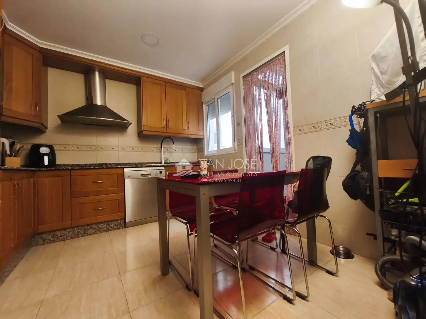 Kitchen of Flat for sale in Aspe  with Air Conditioner, Heating and Balcony