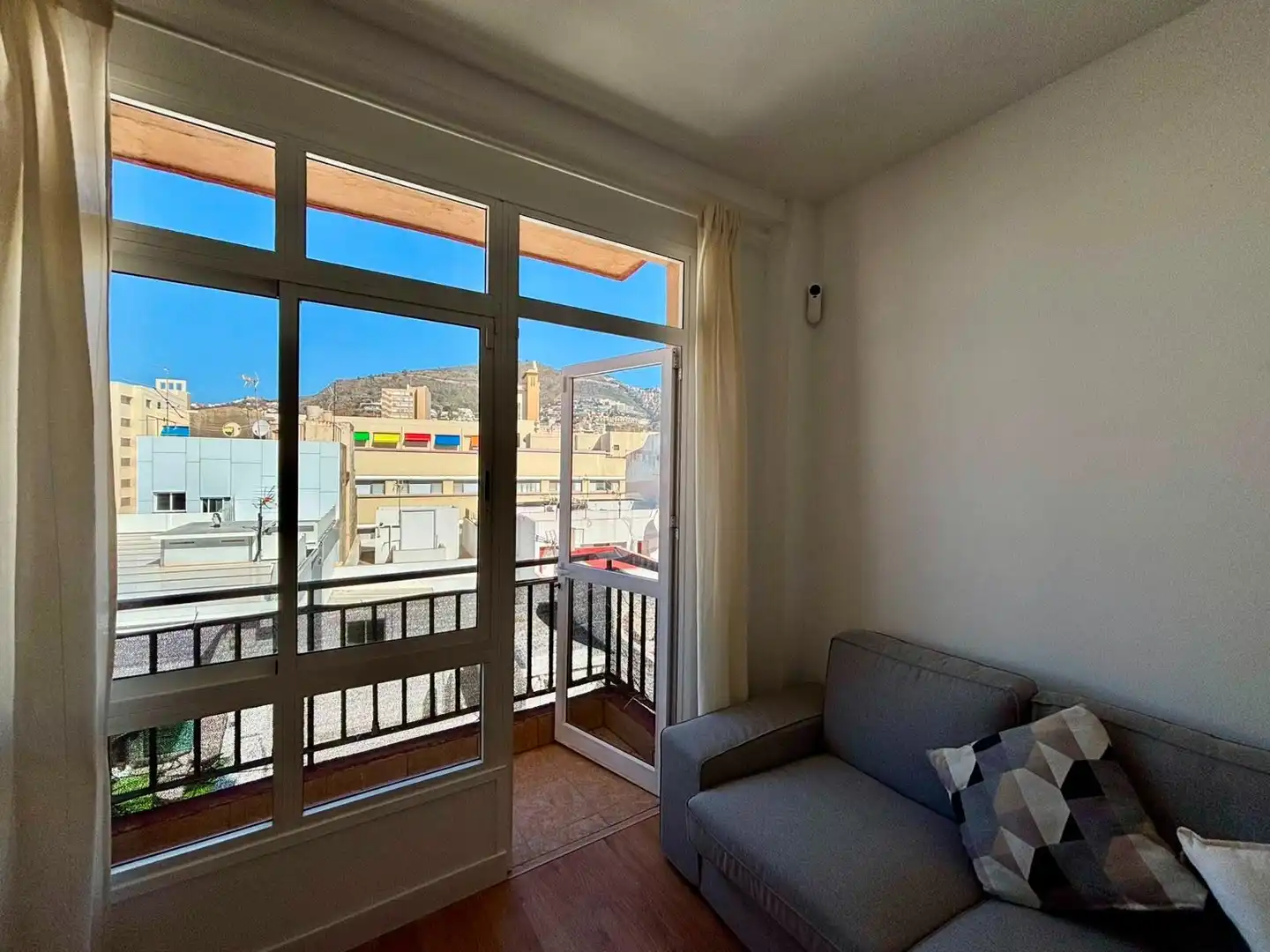 Terraza de Piso de alquiler en Santa Cruz de Tenerife con Parquet, Terraza y Amueblado