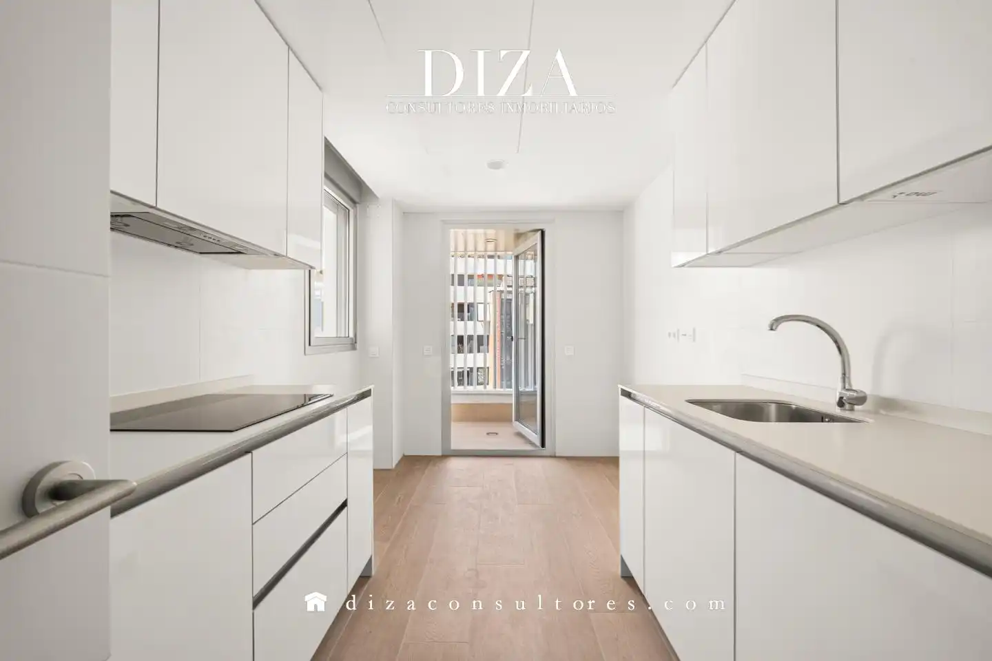 Cocina de Piso de alquiler en Madrid con Aire acondicionado, Calefacción y Terraza