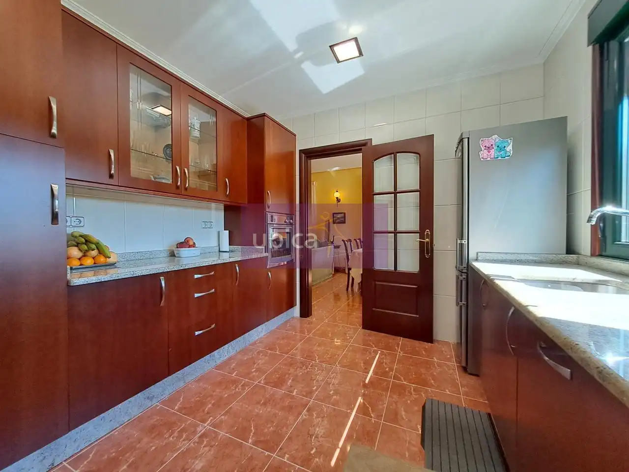 Cocina de Casa o chalet en venta en Arbo con Calefacción, Jardín privado y Terraza