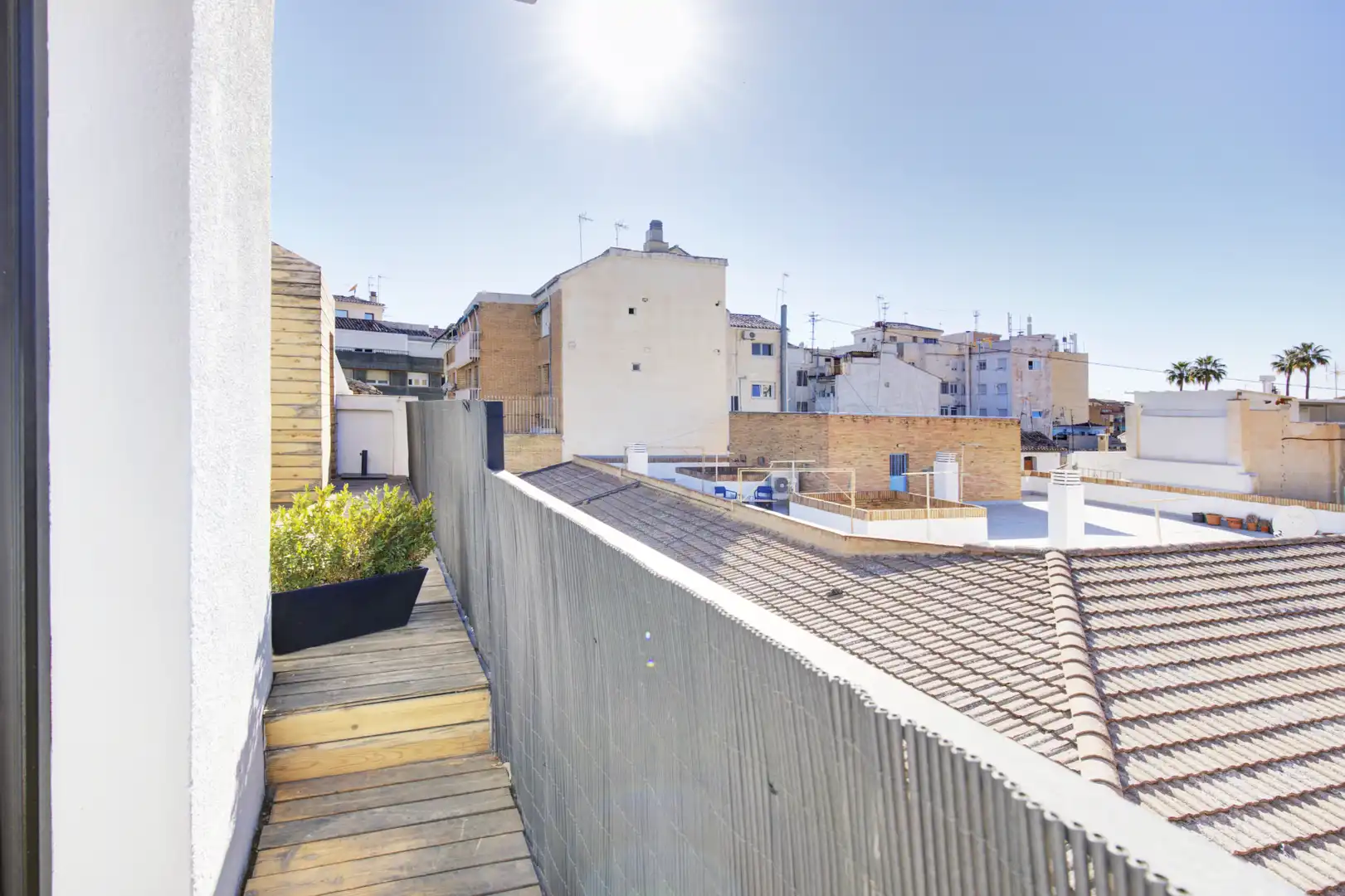 Terrasse von Wohnung zur Miete in Granada mit Klimaanlage, Heizung und Parkett