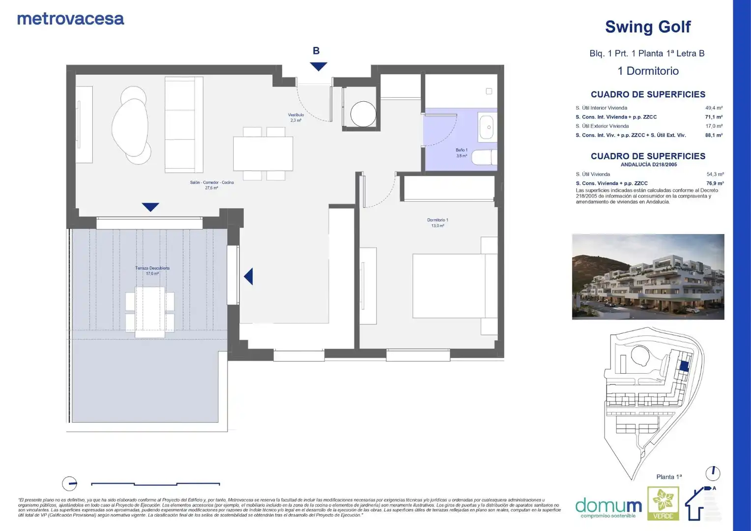 Apartament amb piscina en venda a San Juan de los Terreros, imagen 24