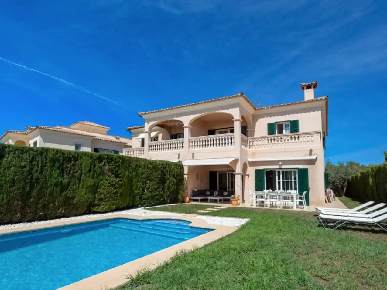Vista exterior de Planta baja en venta en Llucmajor con Aire acondicionado, Calefacción y Jardín privado