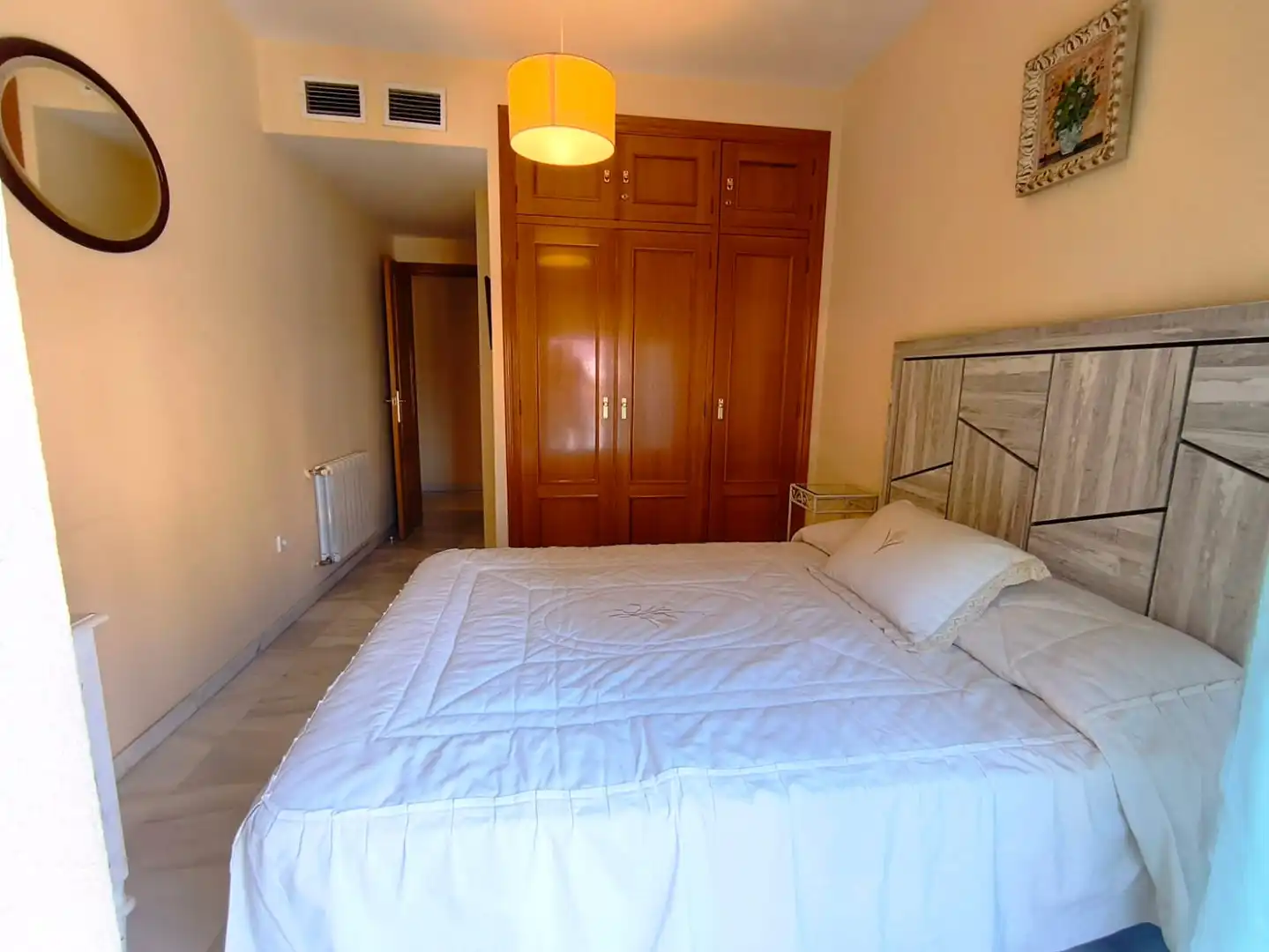 Bedroom of Apartments for rent in Badajoz  with Air Conditioner, Heating and Furnished