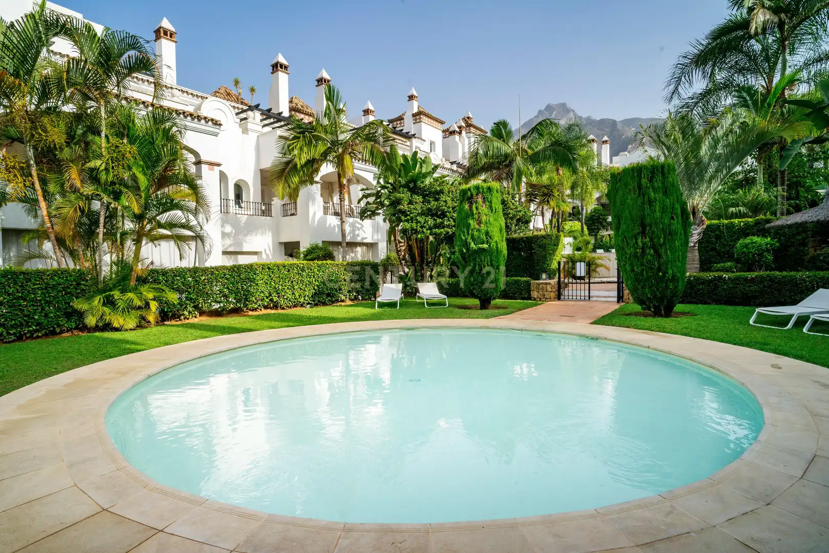 Garten von Wohnungen zum Verkauf in Marbella mit Klimaanlage, Privatgarten und Ofen