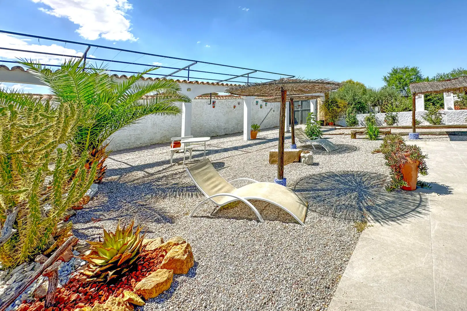 Terrace of Country homes for sale in Granja de Torrehermosa  with Air Conditioner, Heating and Terrace